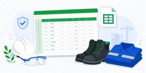 Karta ewidencji odzieży roboczej i obuwia excel
